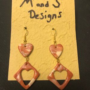 Polymer clay earrings